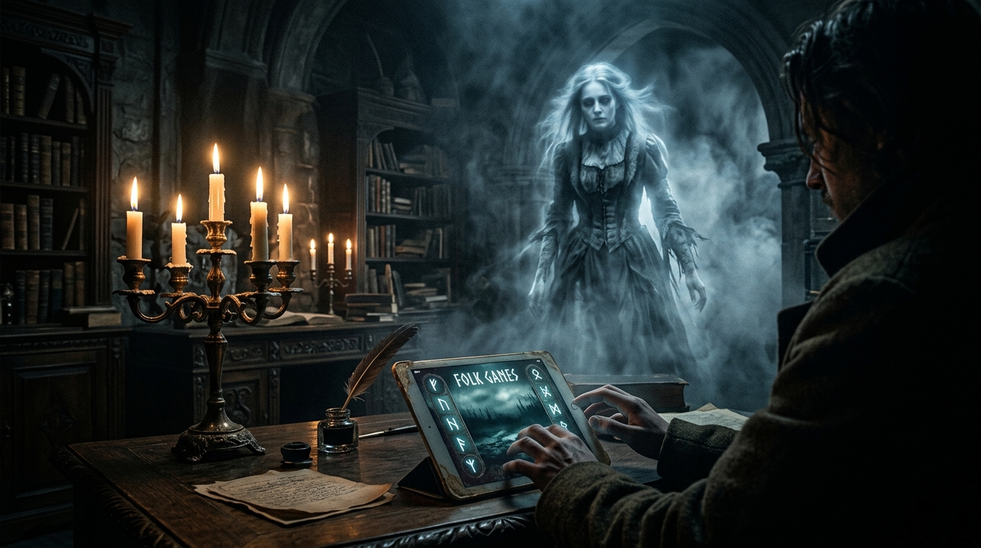 Digital Hauntings: Can Ancient Folk Games Carry Curses into the App Store?