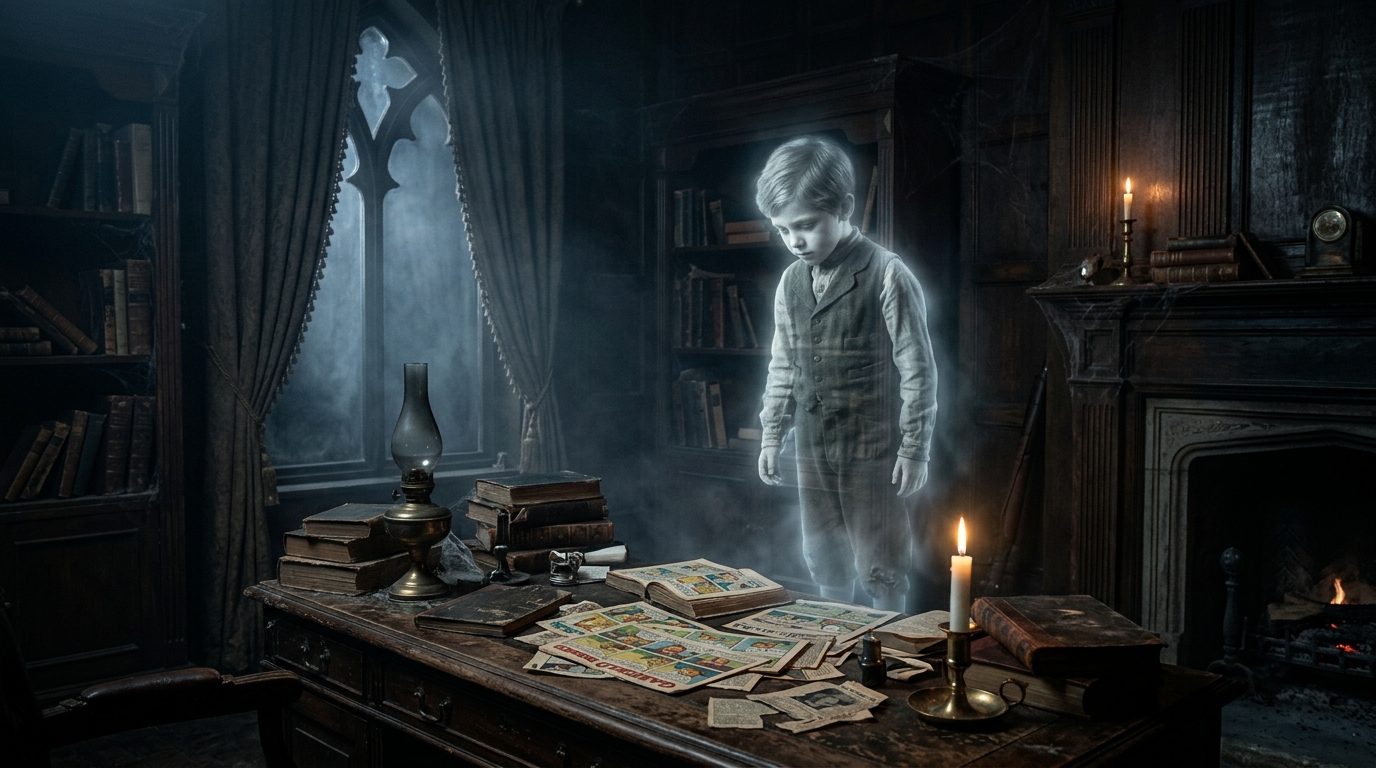 Haunted Inheritance: The Mystery of the Boy Ghost and the Garfield Comics