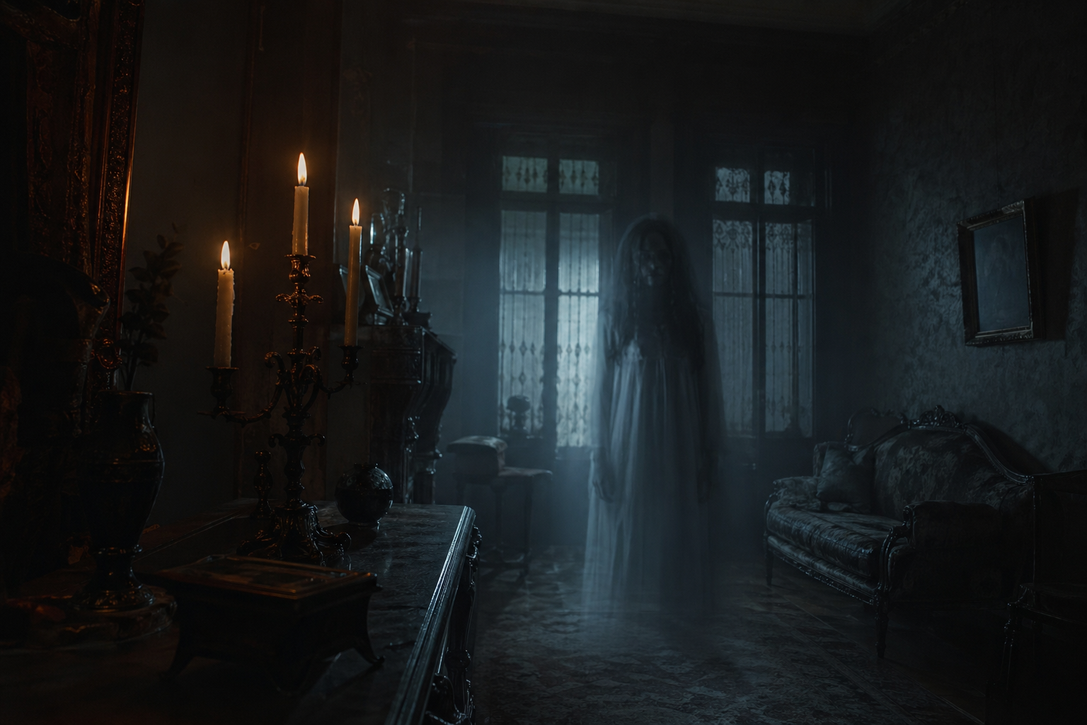 Empty Apartment Ghost: Chilling Webcam Image Sparks Paranormal Debate