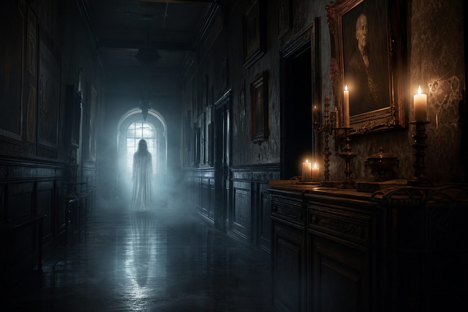 Ghostly Figure Revealed in Darkened School: A Reddit User’s Chilling Discovery