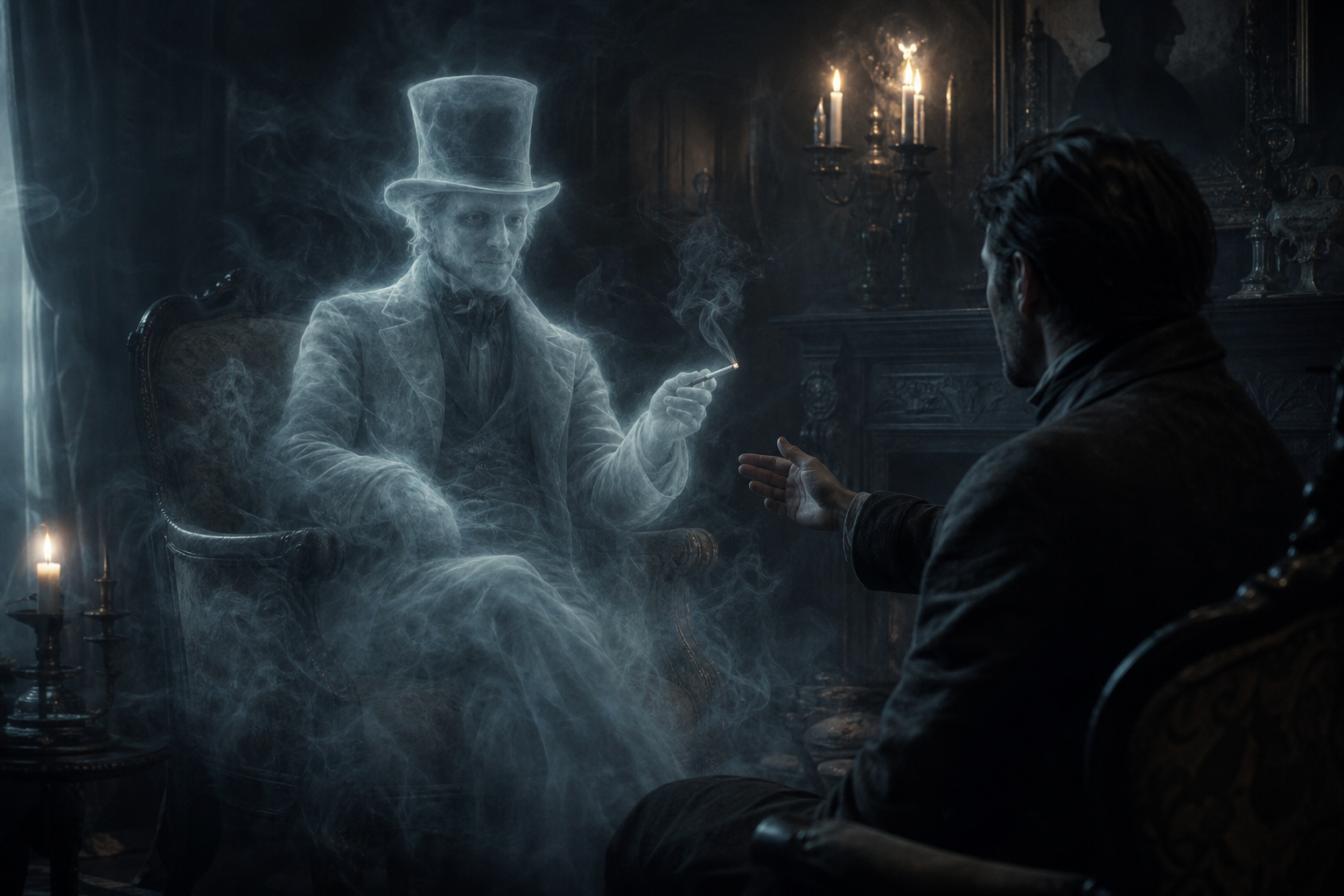 The Cigarette Man: A Friendly Ghost Who Shares a Smoke from Beyond