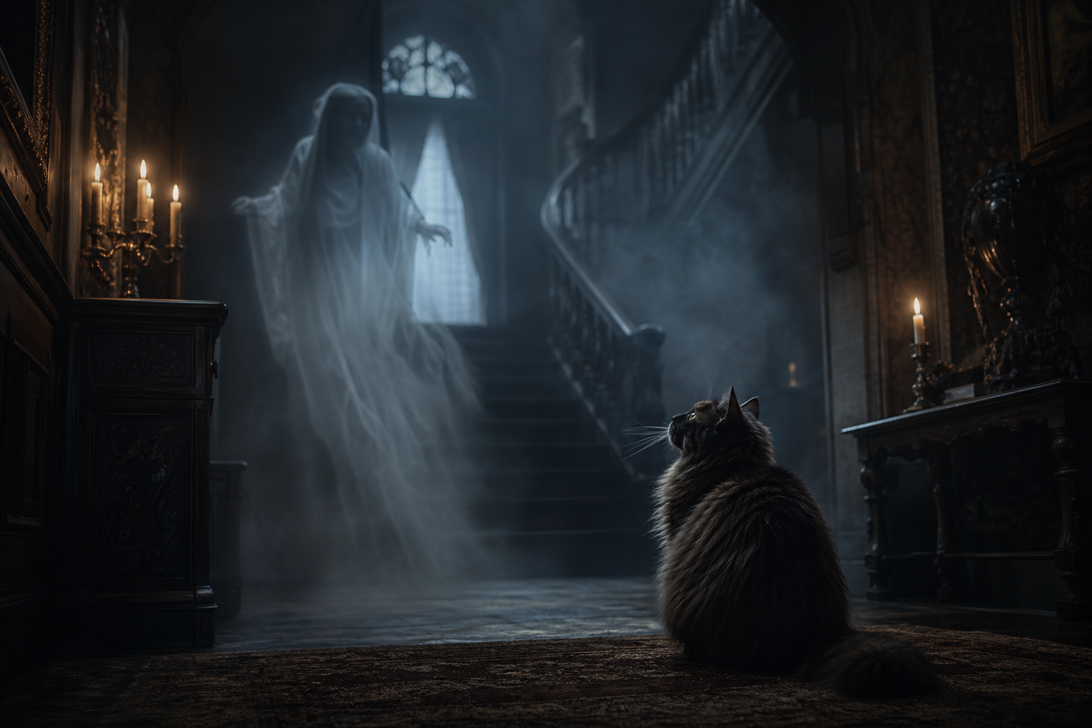Shadow Figure Sighting: Why Cats React to Unseen Spirits in the Home