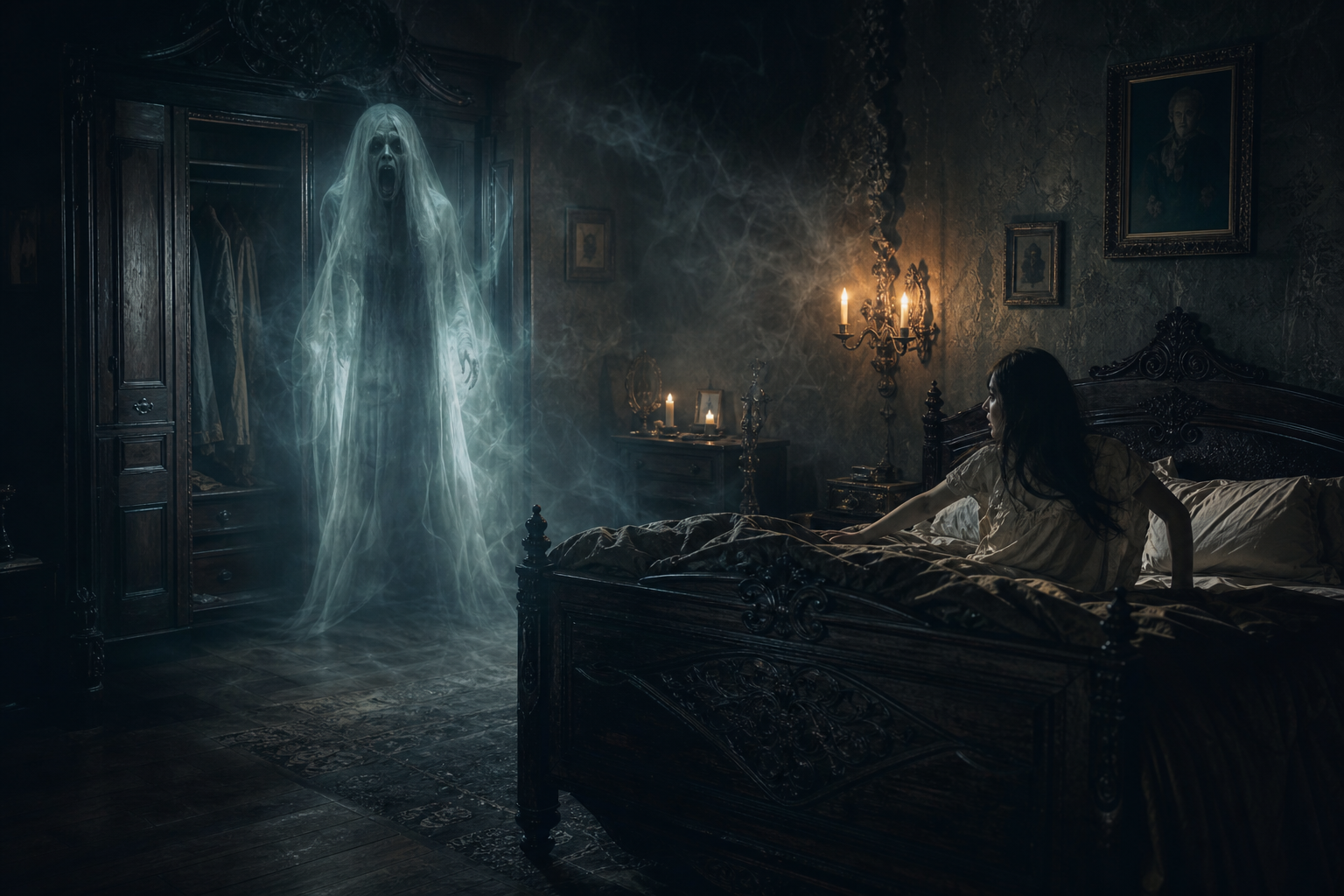 Terrifying Bed-Shaking Ghost: User Reports Demonic Whispers and Closet Knocks