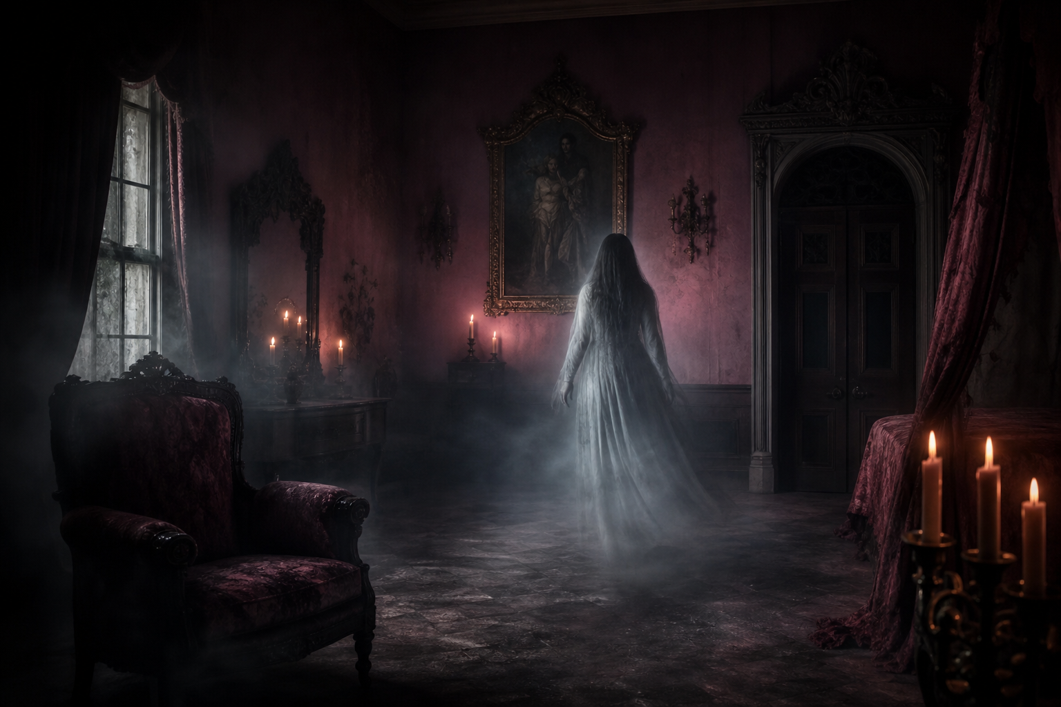The Pink Room Mystery: Phantom Footsteps and Religious Hauntings