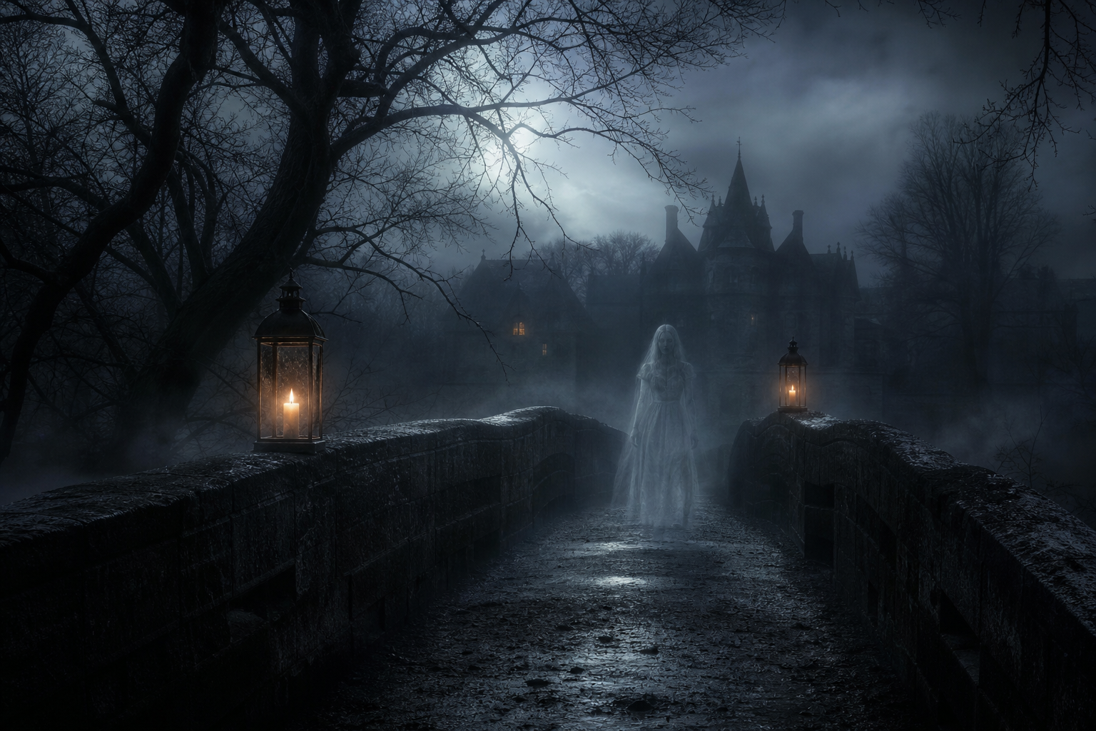 Ghostly Figure Caught on Camera at Remote Woodland Bridge: A New Paranormal Mystery?