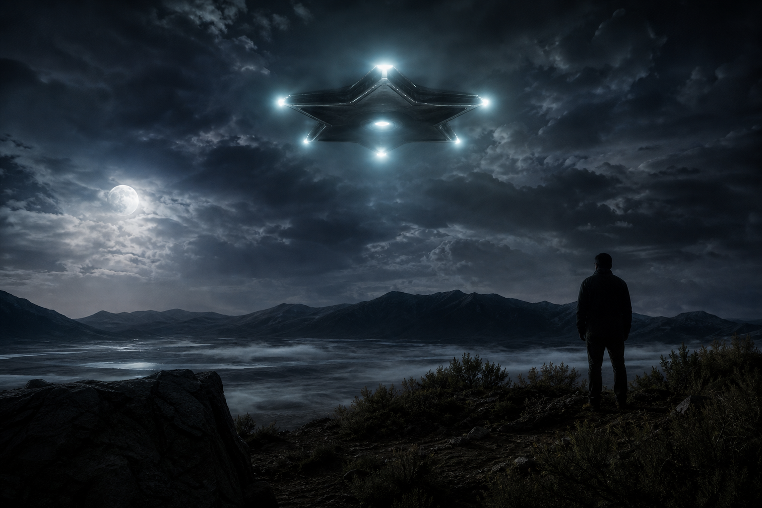 The Mystery of the Six-Pointed UFO: Optical Illusion or Alien Tech?