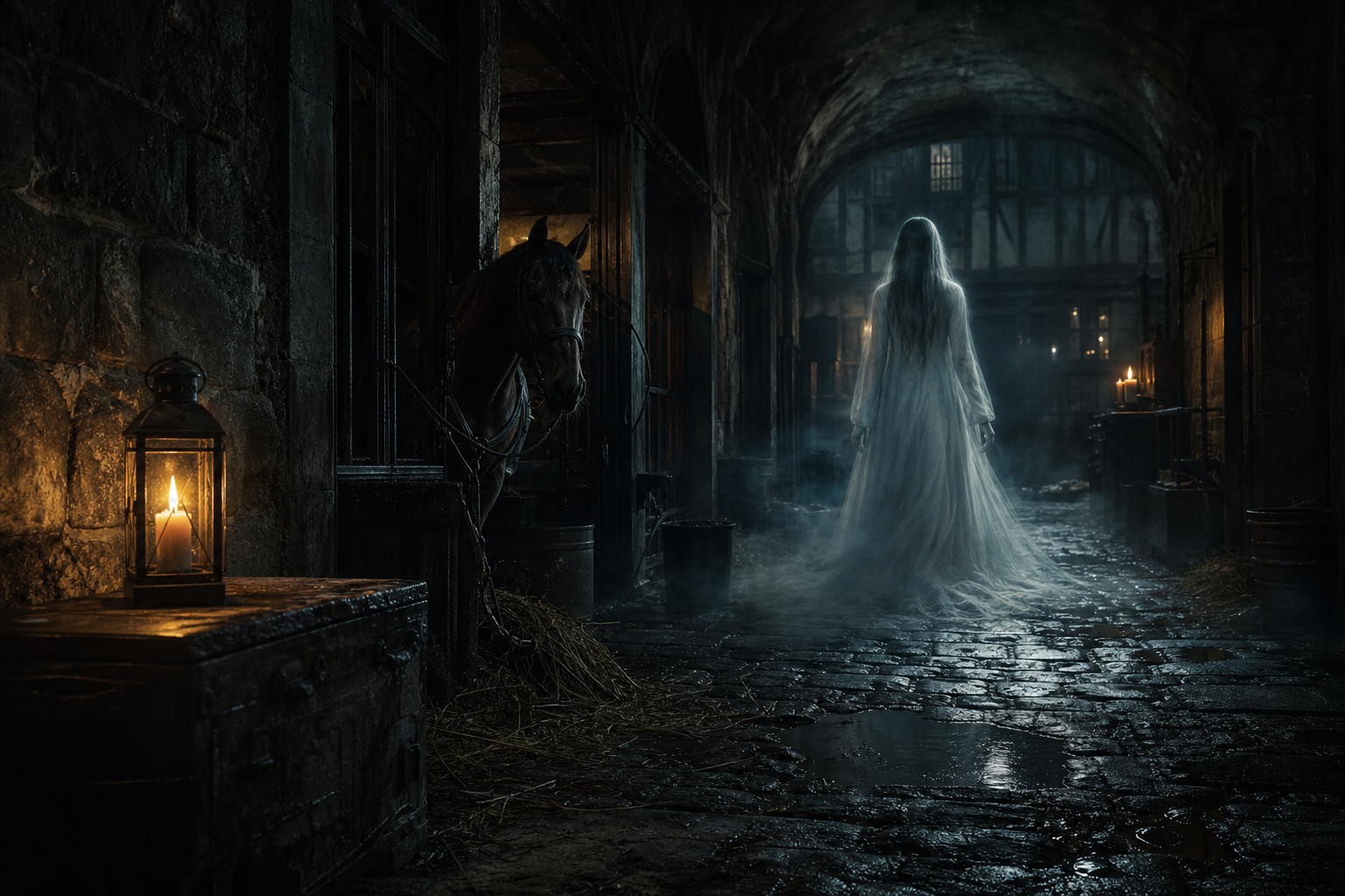 Haunted English Pub: Ghostly Sightings and Dark History in the Stables