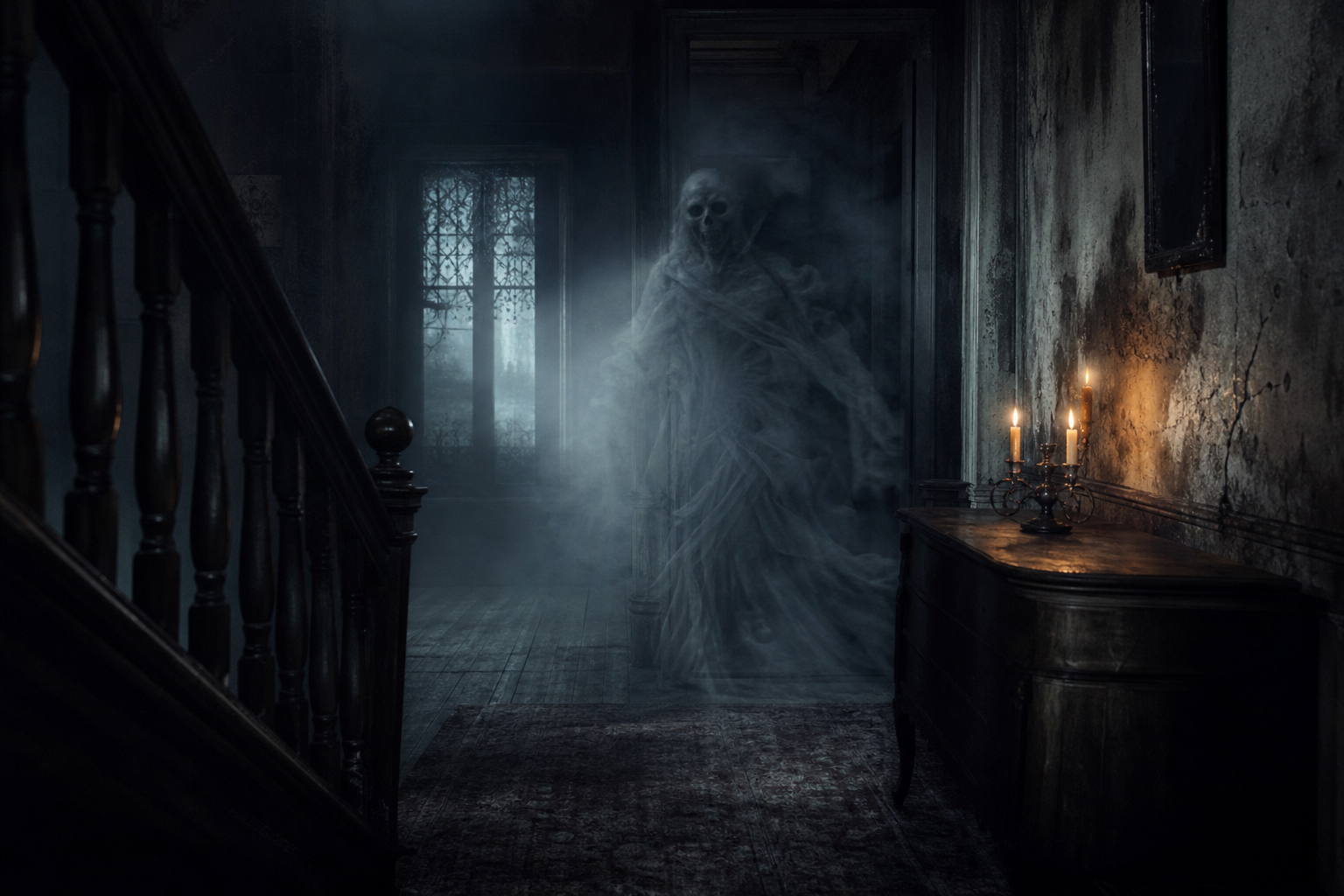 Ghostly Abomination Caught on Camera in Haunted Apartment Complex