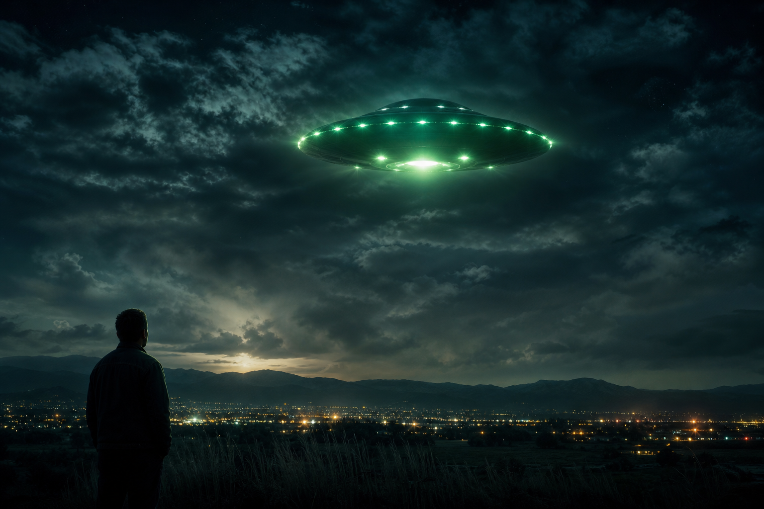 Norwalk UFO Sighting: Blinking Green Craft Defies Physics Over California