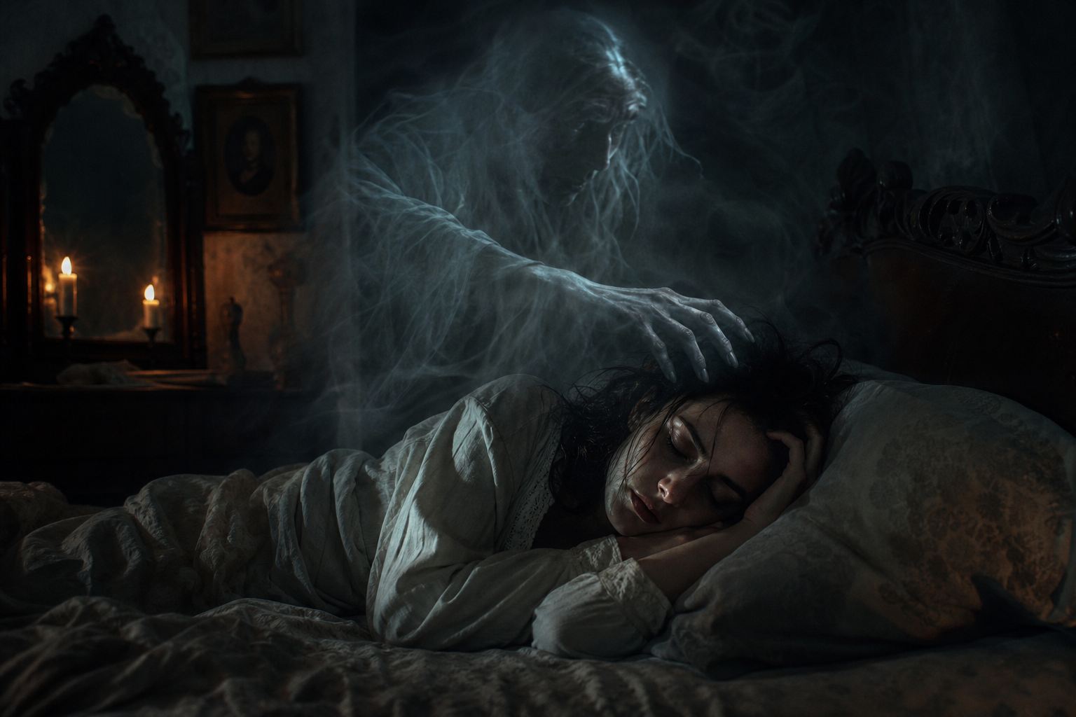 Ghostly Encounters: Is a Phantom Hand Scratching Your Head at Night?