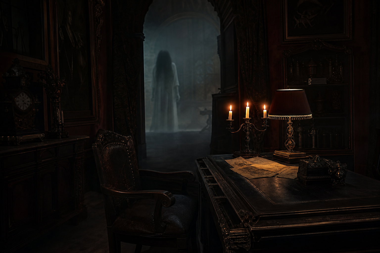 Shadowy Figure in the Office: Reddit User Captures Chilling Ghost Photo