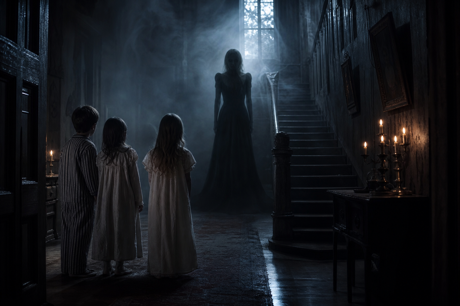 The Tall Woman in Black: A Family’s Shared Childhood Haunting