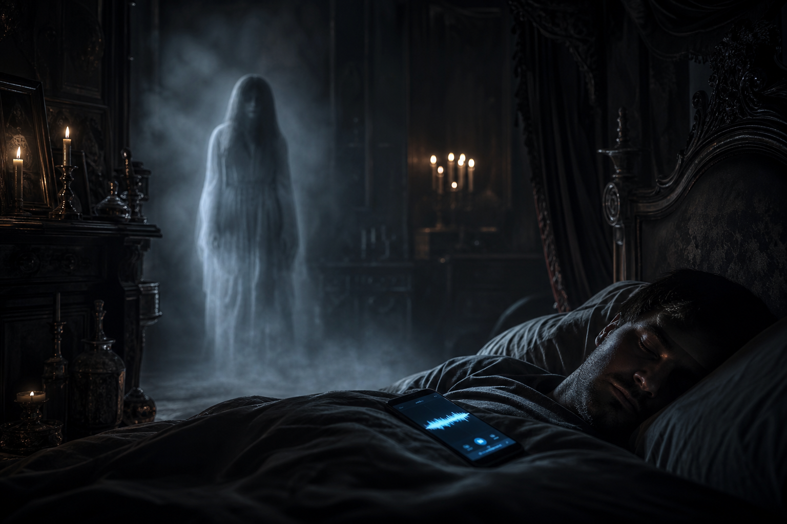 Ghostly EVP Captured on Snoring App: A Chilling Midnight Message?