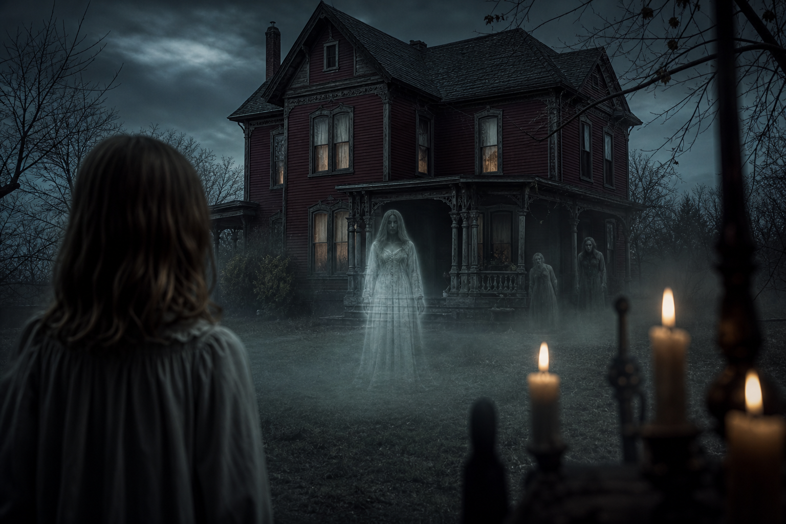 The Haunted Red House: A Nebraska Childhood Terrorized by Three Entities