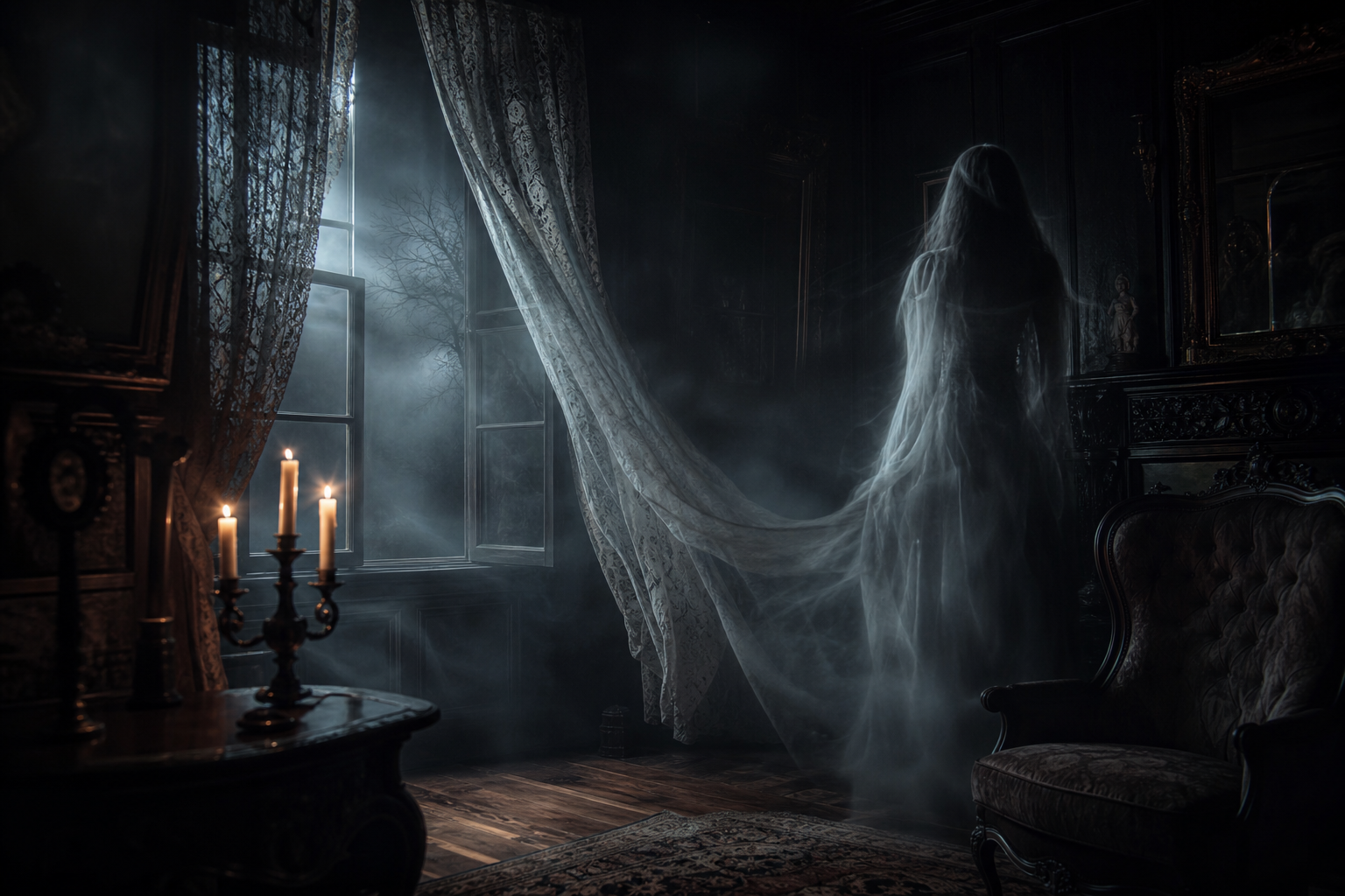 Do Ghosts Move Curtains? The Mystery of the Self-Opening Window