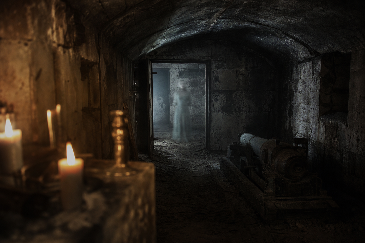 Ghostly Figure Captured in WWII Normandy Bunker: A Residual Haunting?