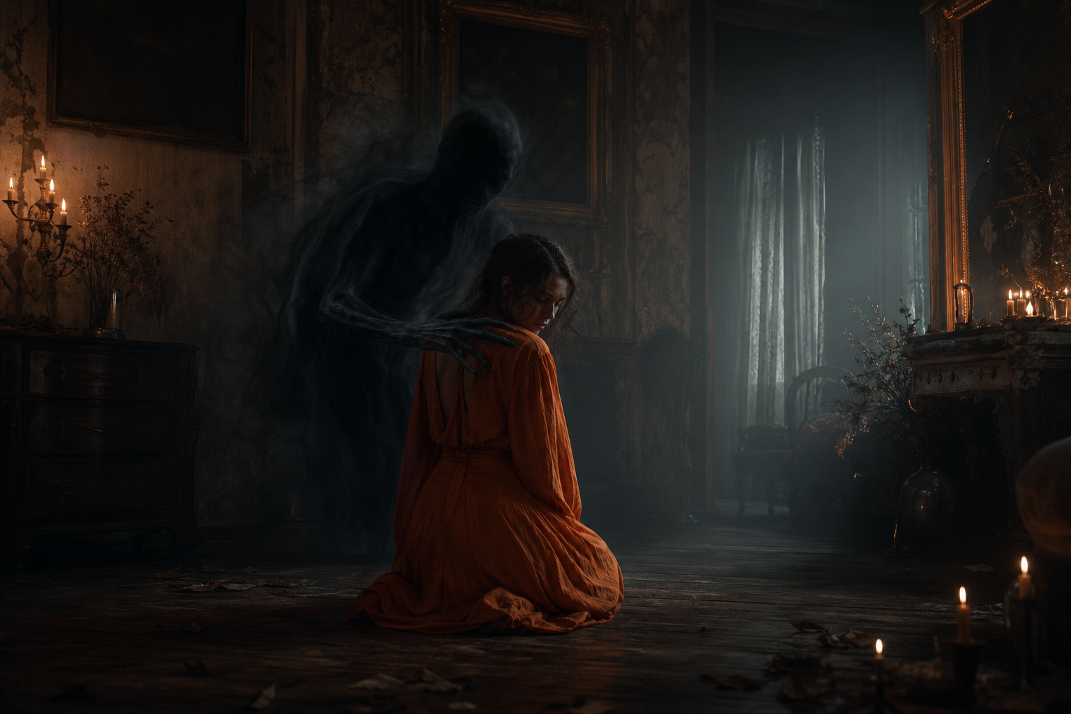 Shadow Entity Attached to Person in Orange? Viral Reddit Photo Sparks Debate